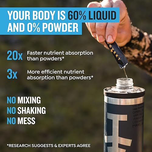 Miniatura 3 de PROTEKT Paquetes de electrolitos para recuperación e hidratación Bebidas de electrolitos orgánicas y sin azúcar Funciona más rápido que la bebida