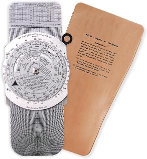 CYA Large E6B Metal Flight Computer, 11.1 x 4.8 inch, Aviation Aluminum Flight Computer, Upgrade Aviation Pilot Flight Computer Calculator Standard Flying Training Student