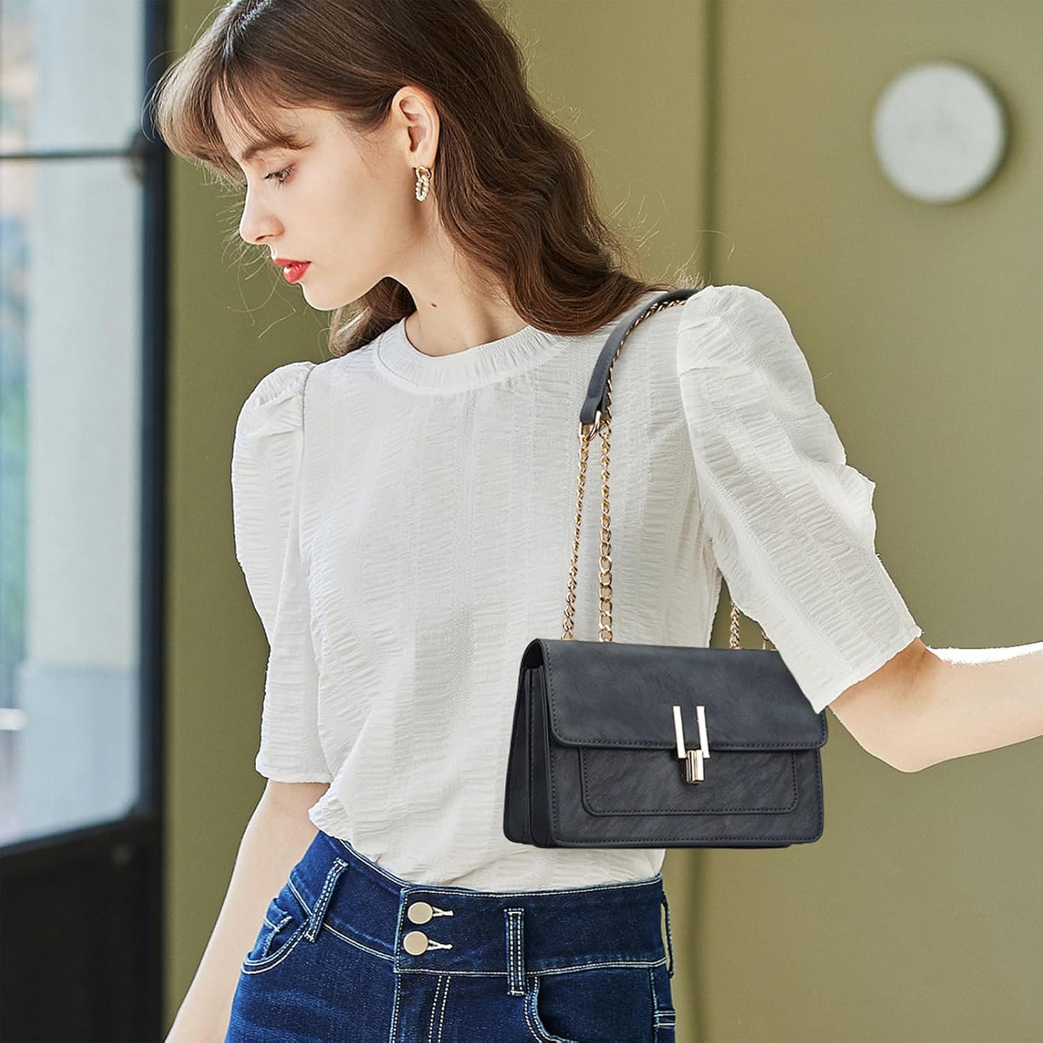 KL928 Crossbody Purses for Women Shoulder Bag Designer Satchel Handbag