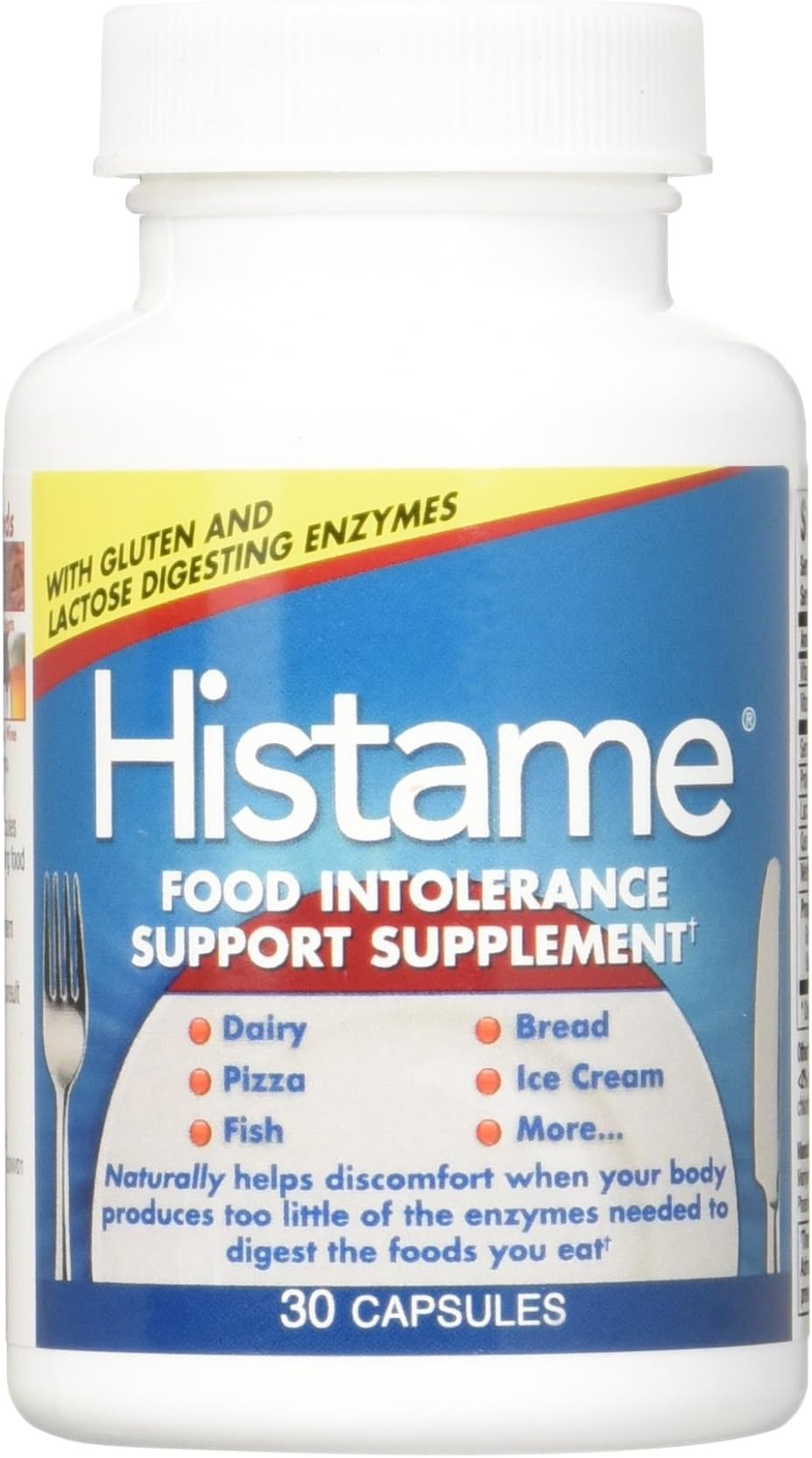 HISTAME Naturally Vitamins Intolerance Support Supplement, 30 Capsules