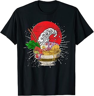 Anime Otaku Kawaii Amante De Japón Fideos Japoneses Ramen Camiseta