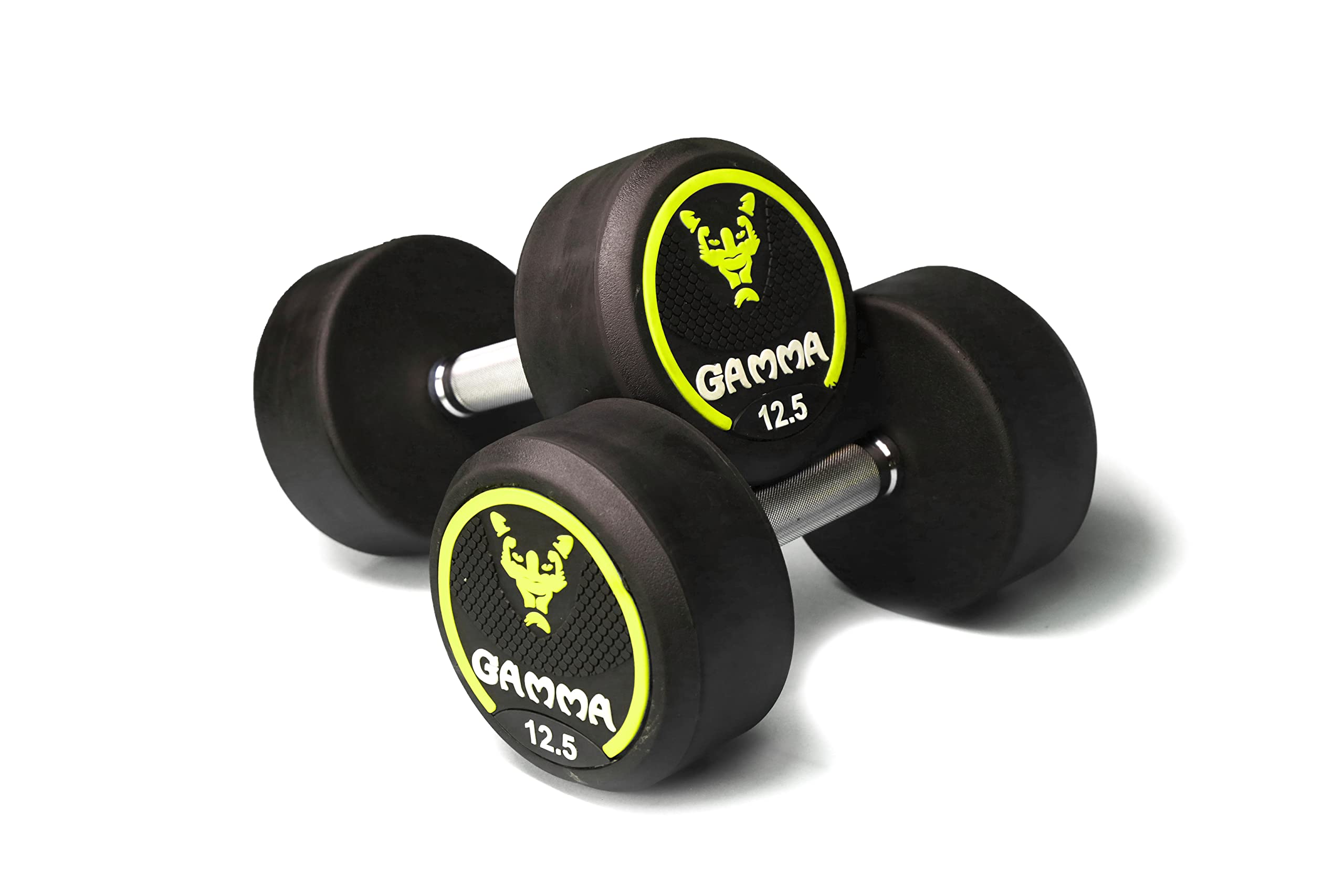 Gamma Fitness 2.5 Kg x 2 Pc Rubber Coated Premium Dumbbell For Home Gym or Commercial Gym Purpose | Extra Bouncy, Mark Free, Smell Free (12.5 Kg Pair) (B0B9TZGHGV) Amazon Price History, Amazon Price Tracker