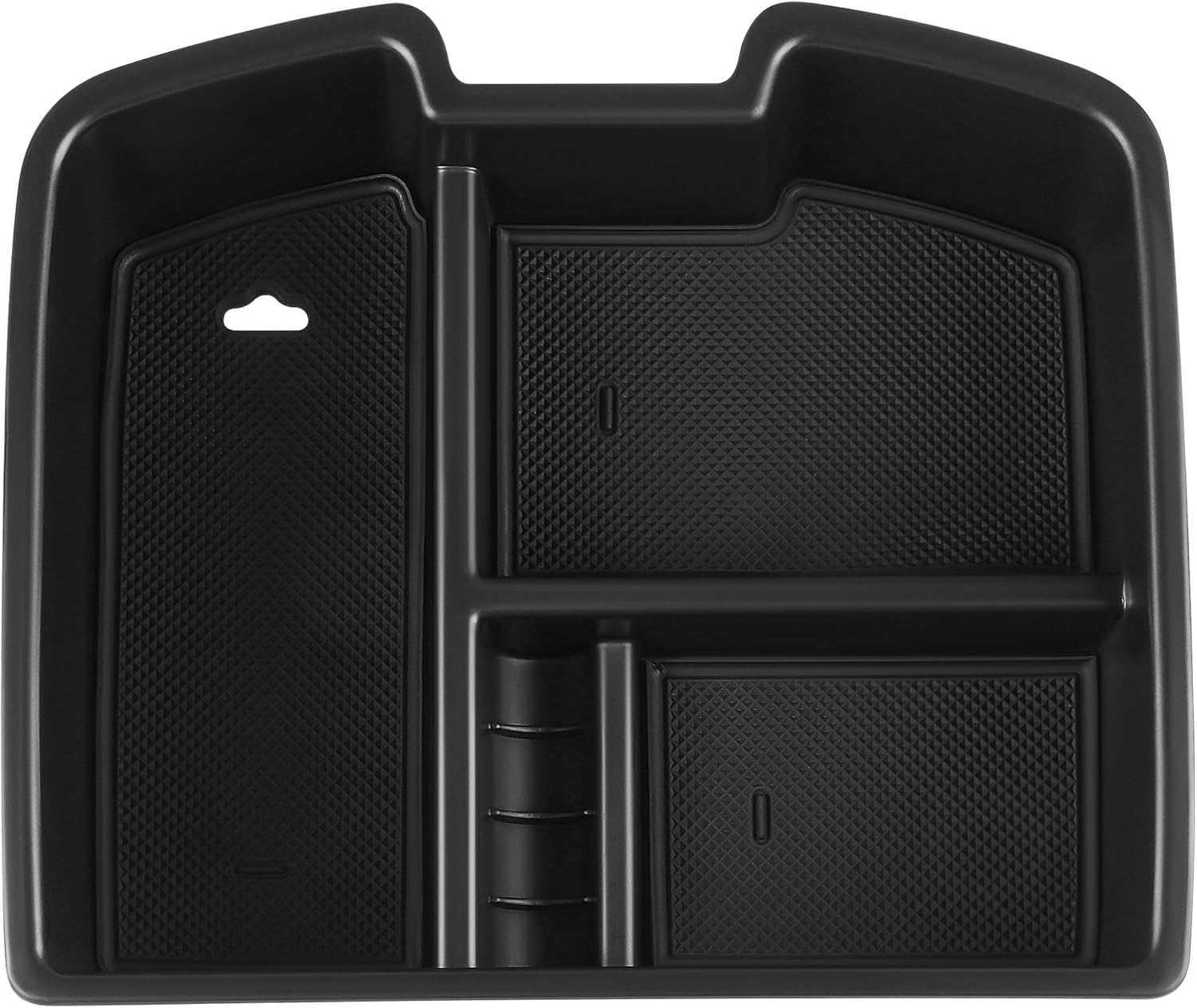 SCITOO Auto Center Console Insert Organizer Tray Armrest Box Accessories Replacement fit for 2007-2014 for Chevy Suburban for GMC Sierra