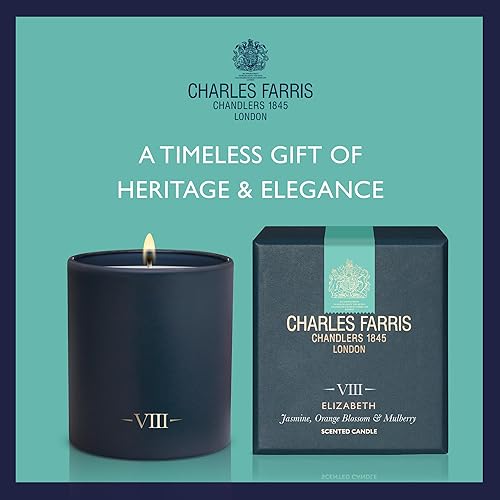 Vista 43 de Charles Farris Vela perfumada de lujo – 1 mecha, vertida a mano, larga duración, combustión limpia, 7.5 onzas, quema hasta 50 horas, fabricada