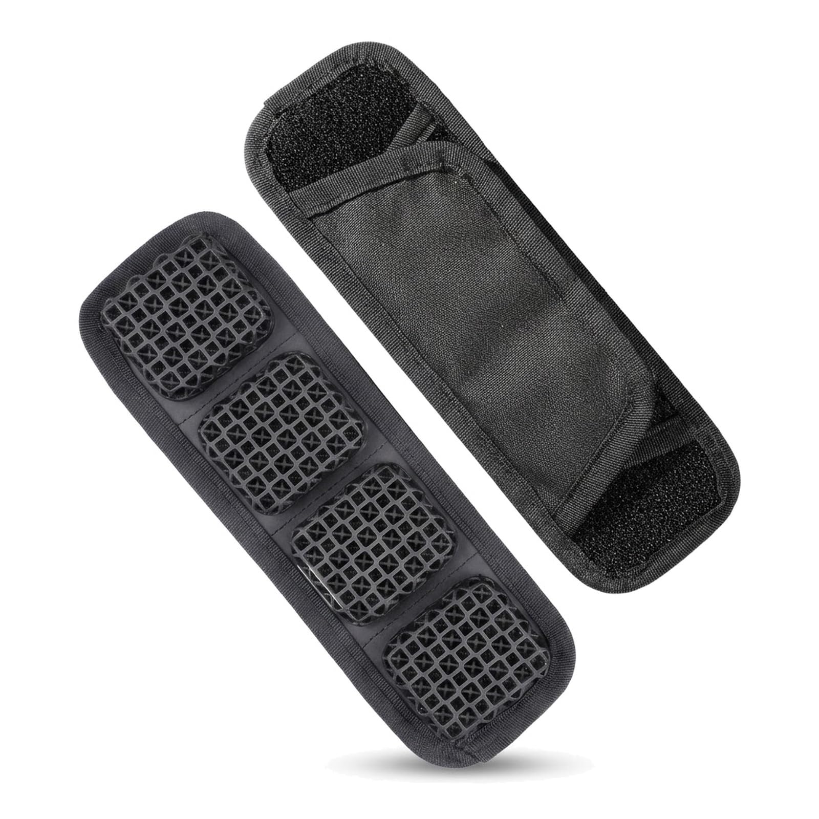 Genérico Almohadilla Correa Mochila Malla Transpirable Acolchado, Par Cojin Descompresion Reduccion de Carga 5cm Bolso Deporte