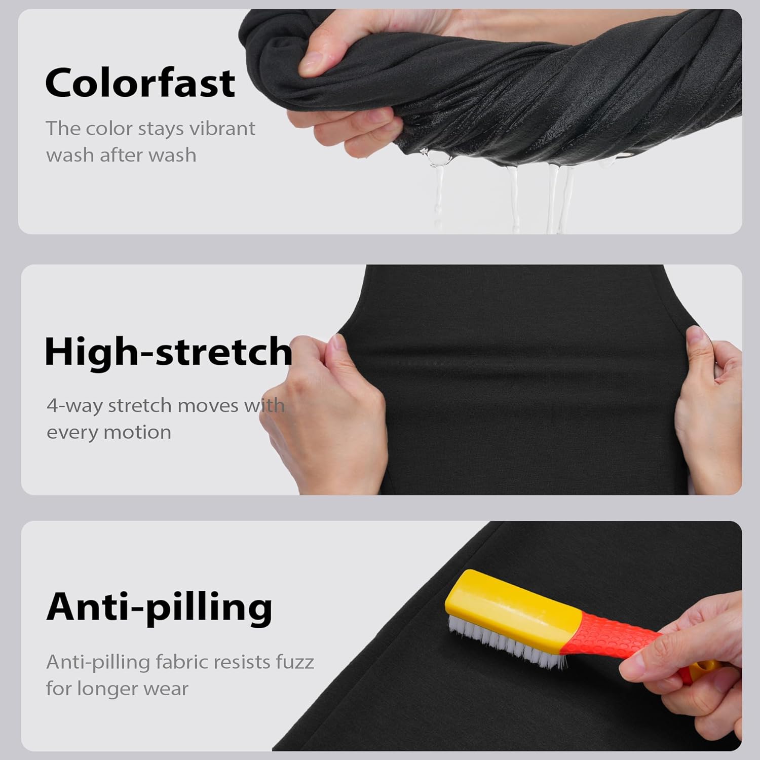 COOFANDY Men's Joggers Workout Sweatpants Casual Athletic Gym Pants Lightweight Elastic Wasit Trousers with Pockets Black - Image 5