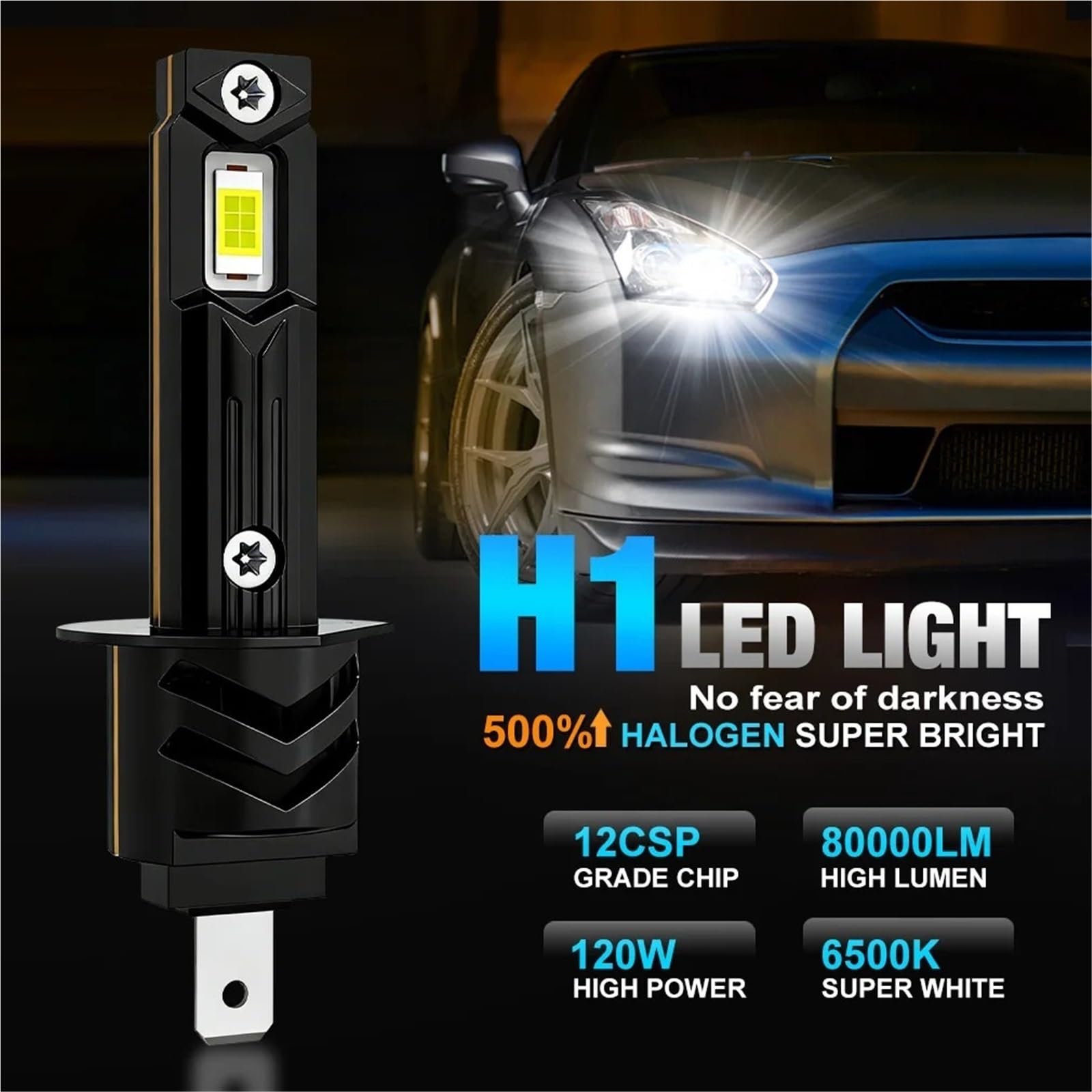 Żarówki LED H1 Canbus LED Oświetlenie pomocnicze