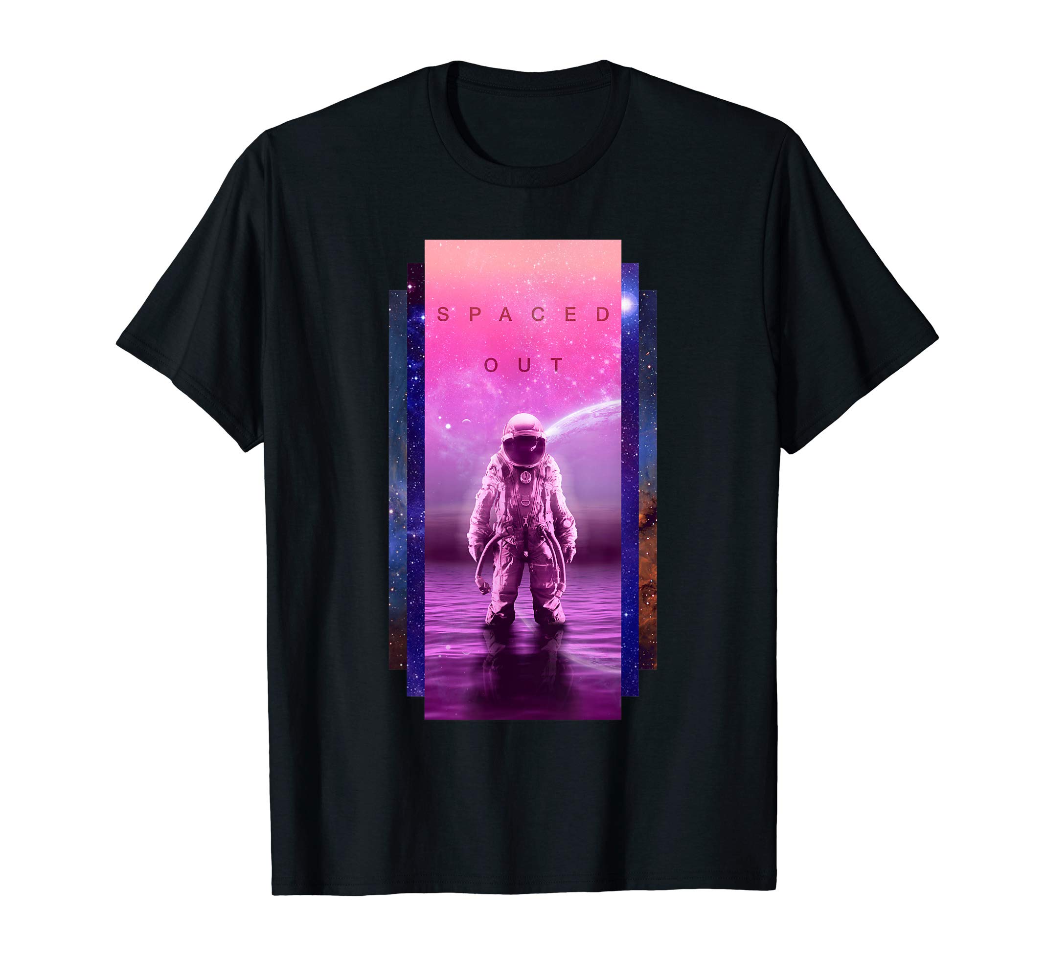 Vapor95Astronaut Spaced Out Aesthetic Vaporwave - Galaxy Art T-Shirt