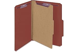 Smead Classification File Folder with SafeSHIELD Fasteners