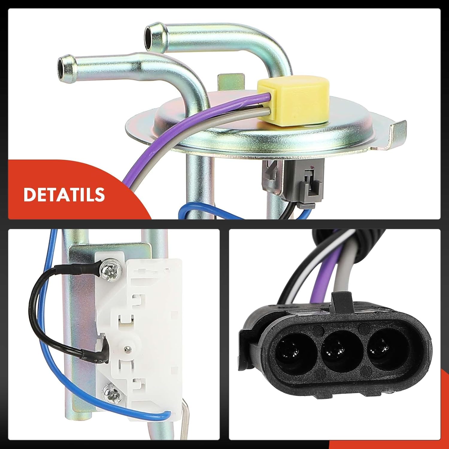 A-Premium Fuel Tank Sending Unit Compatible with Jeep YJ Series Wrangler 1987 1988 1989 1990, Replace# 8502956