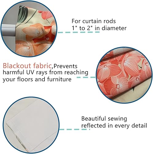 Miniatura 6 de Cenefa de ventana con temática geométrica, cenefa de cortina opaca con patrón de rayas para decoración de cocina y dormitorio con bolsillo para