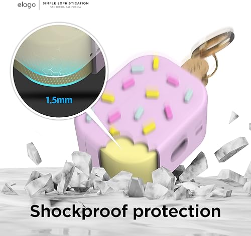 Miniatura 6 de elago Funda de helado compatible con AirPods Pro 2 compatible con AirPods Pro de 2 generación mosquetón incluido soporta carga inalámbrica