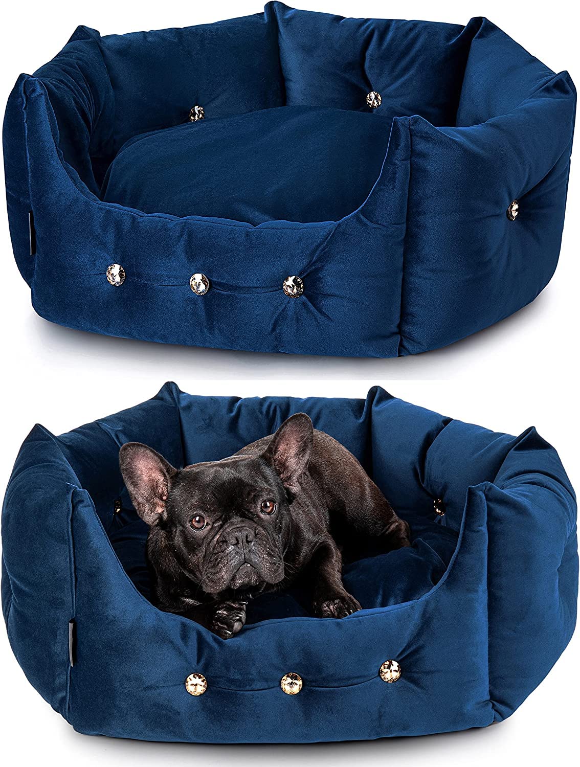 ROYALS RORE Dog Bed- Ultra Soft & Gorgeous Washable Reversible Pet Beds Puppies for All Breed Cats Pomeranian Pug Labrador Small Large (L) (B0BZ9VBFRT) Amazon Price History, Amazon Price Tracker