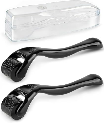 lulir 2 Pièces Derma Roller Cheveux 