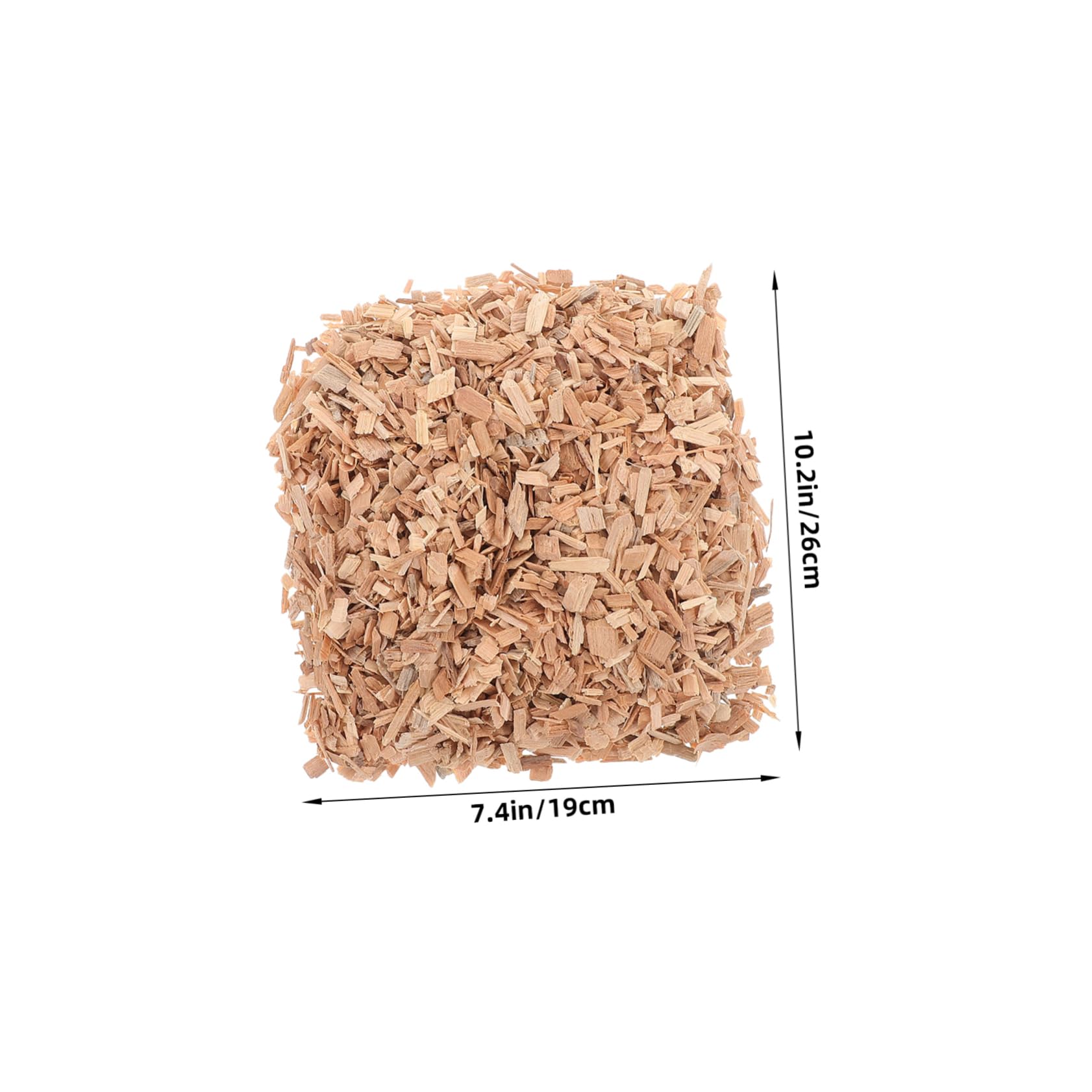 GLEAVI Meat Chips Hickory Wood Chips for BBQ for Gas or Charcoal Grill Easy to Use