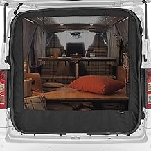 KYG Car Curtain for Back Door and Rear Gate, Goods for Sleeping in Car, Insect Repellent, Double-Sided Slide Fastener, Easy Installation, Car Supplies, Outdoor, Sleeping in Car, Camping, 150×127cm