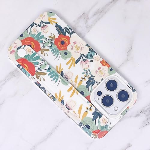 Miniatura 7 de Funda con función atril para iPhone 13 Pro con correa de mano para la muñeca, soporte de agarre, delgada, suave, parachoques de poliuretano