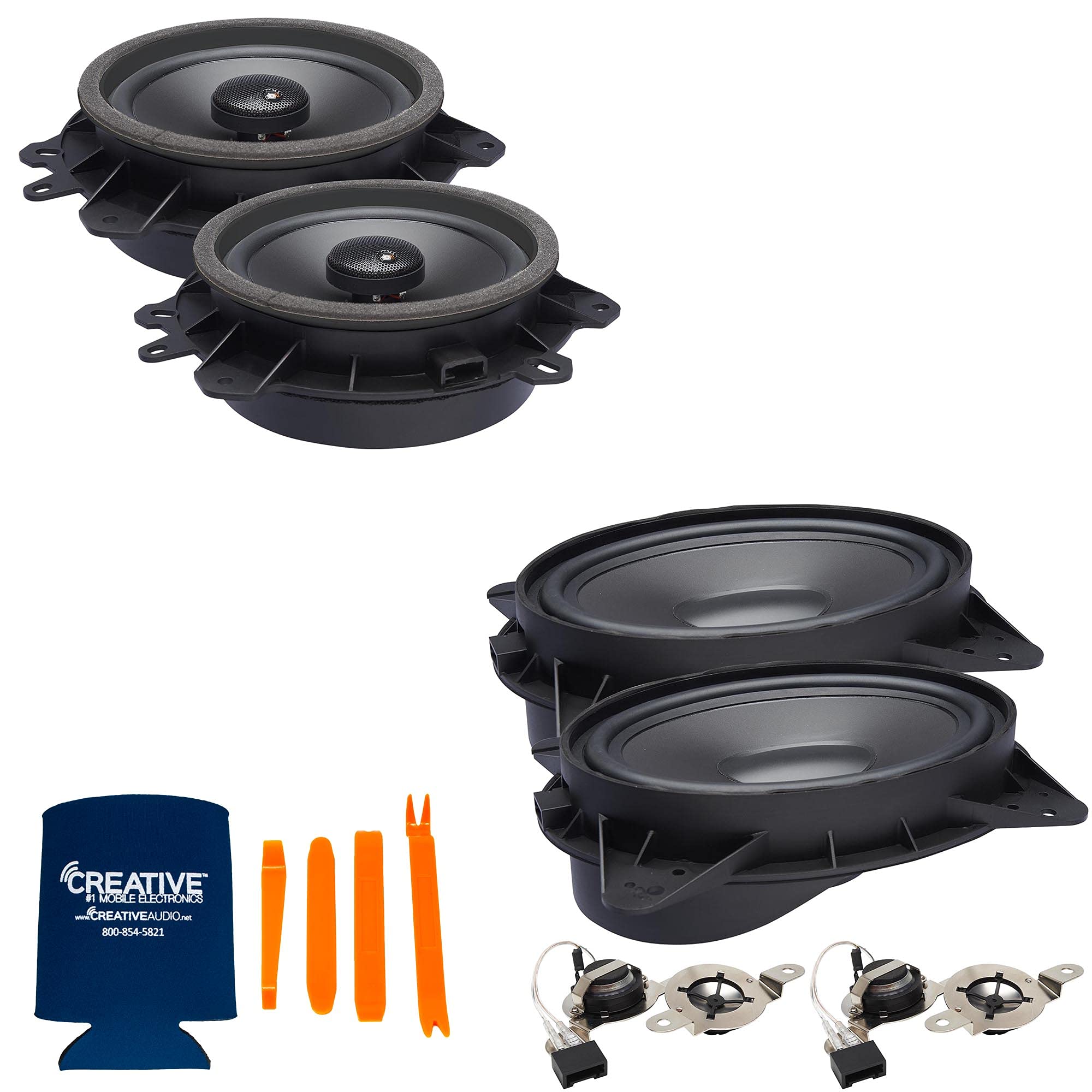 Amazon.com: PowerBass OE Series Direct Replacement Speakers with
