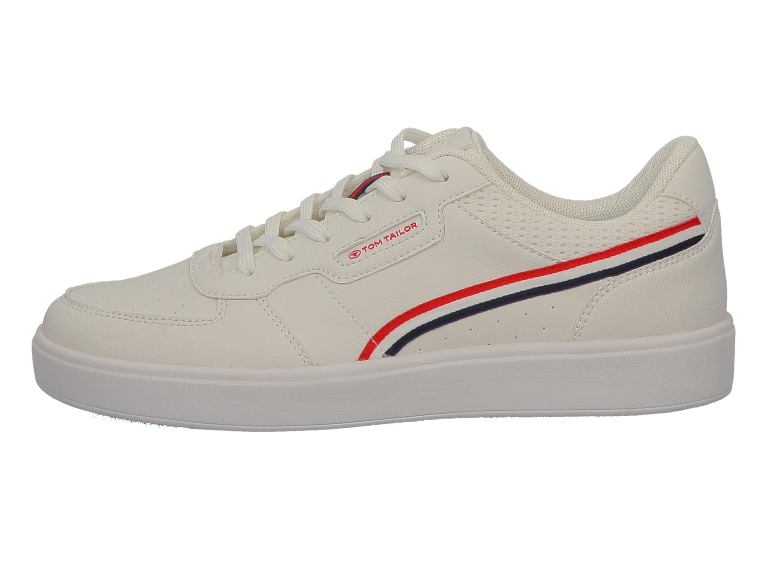 TOM TAILOR Men's 5380990001 Sneaker, White, 7.5 UK