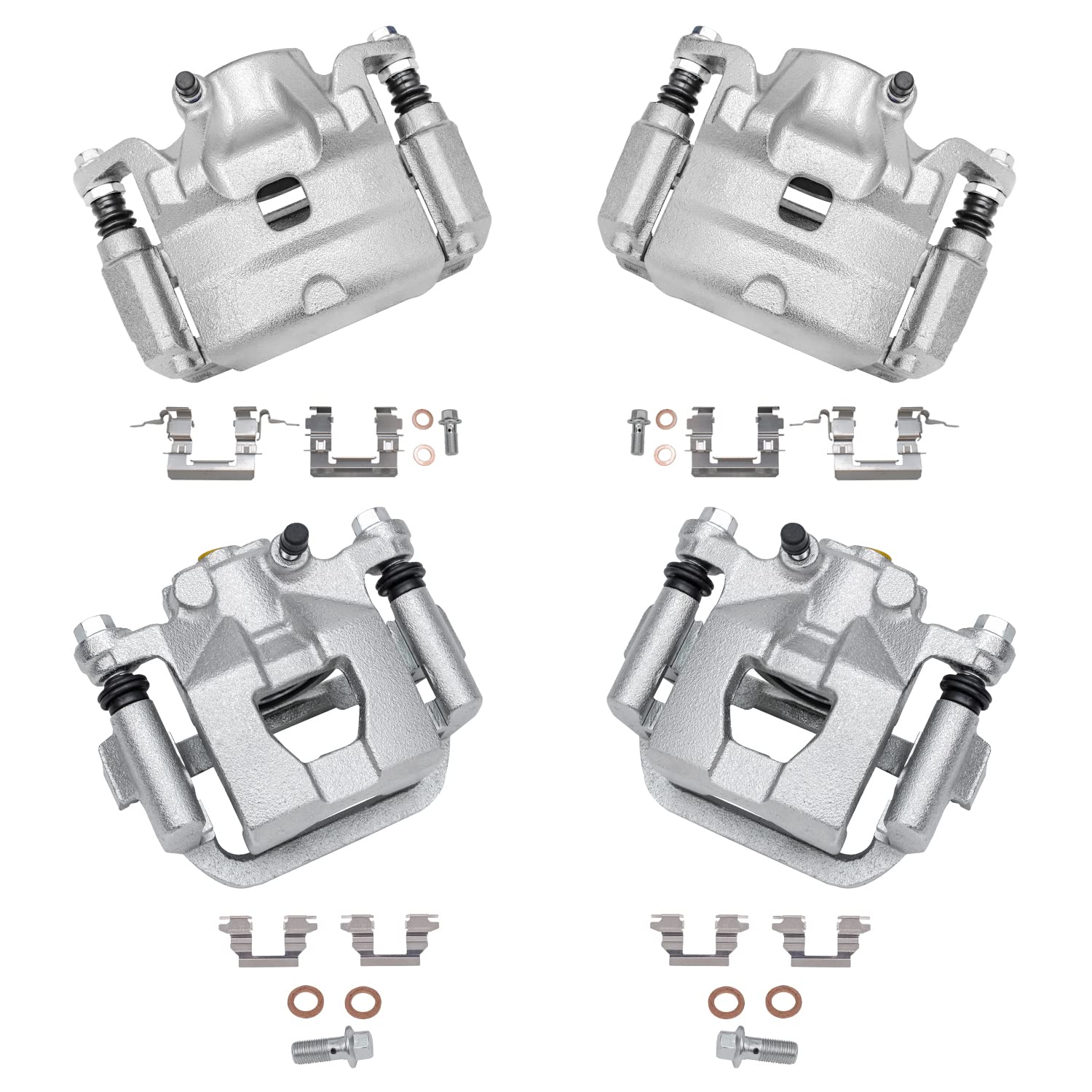 Detroit Axle - 4pc Brake Calipers for 2007-2010 Nissan Altima