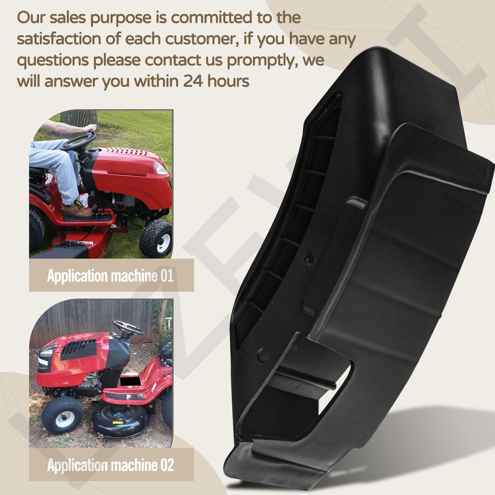 731-2363 - Tapón para cortacésped compatible con CUB Cadet MTD para cortacésped Troy Bilt de 42 pulgadas, sustituye a 190-116 GW-7311643A 7311643A
