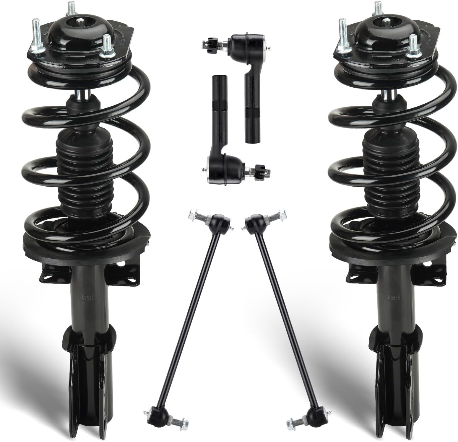 Front Strut Coil Spring And Sway Bar Link Kit - 4 Piece - Compatible With 2013 - 2018 Ford Fusion 2014 2015 2016 2017 - View #7