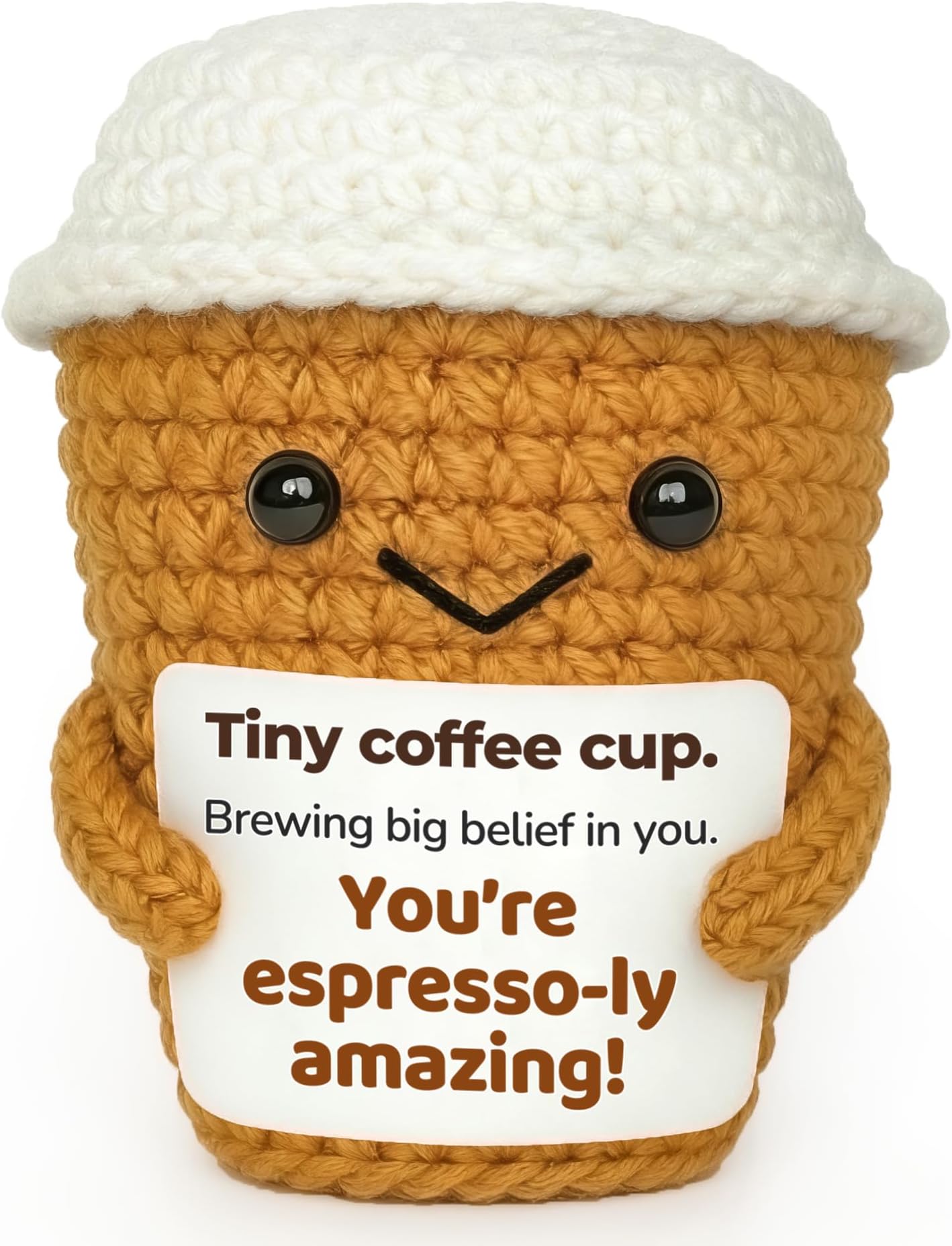 Coffee Gifts for Women Coffee Lovers, Positive Animals Espresso Themed Brithday Presents, Office Desk Decor Inspirational Motivational Encouragement Gift