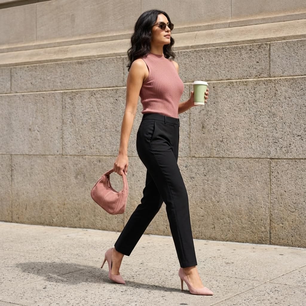 CUSHIONAIRE Lola Dress Pump Heels for Women, Classic Pointed Toe High Heels with Soft Memory Foam and Durable Outsole