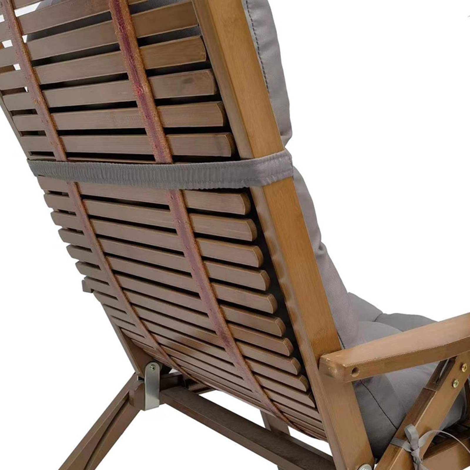 Outdoor Hochlehner-Kissen-Set, wasser- und schmutzabweisend, extra dicke 8 cm Füllung, perfekt für Gartenstühle, bequeme Sitzpolster für Terrassenmöbel
