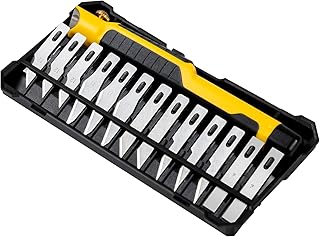 DECORKEY Exacto Knife Set with LED Light, Hobby Precision Craft Knife Set with Refill T10 13 PCS Blades Sharp Knives Tool ...