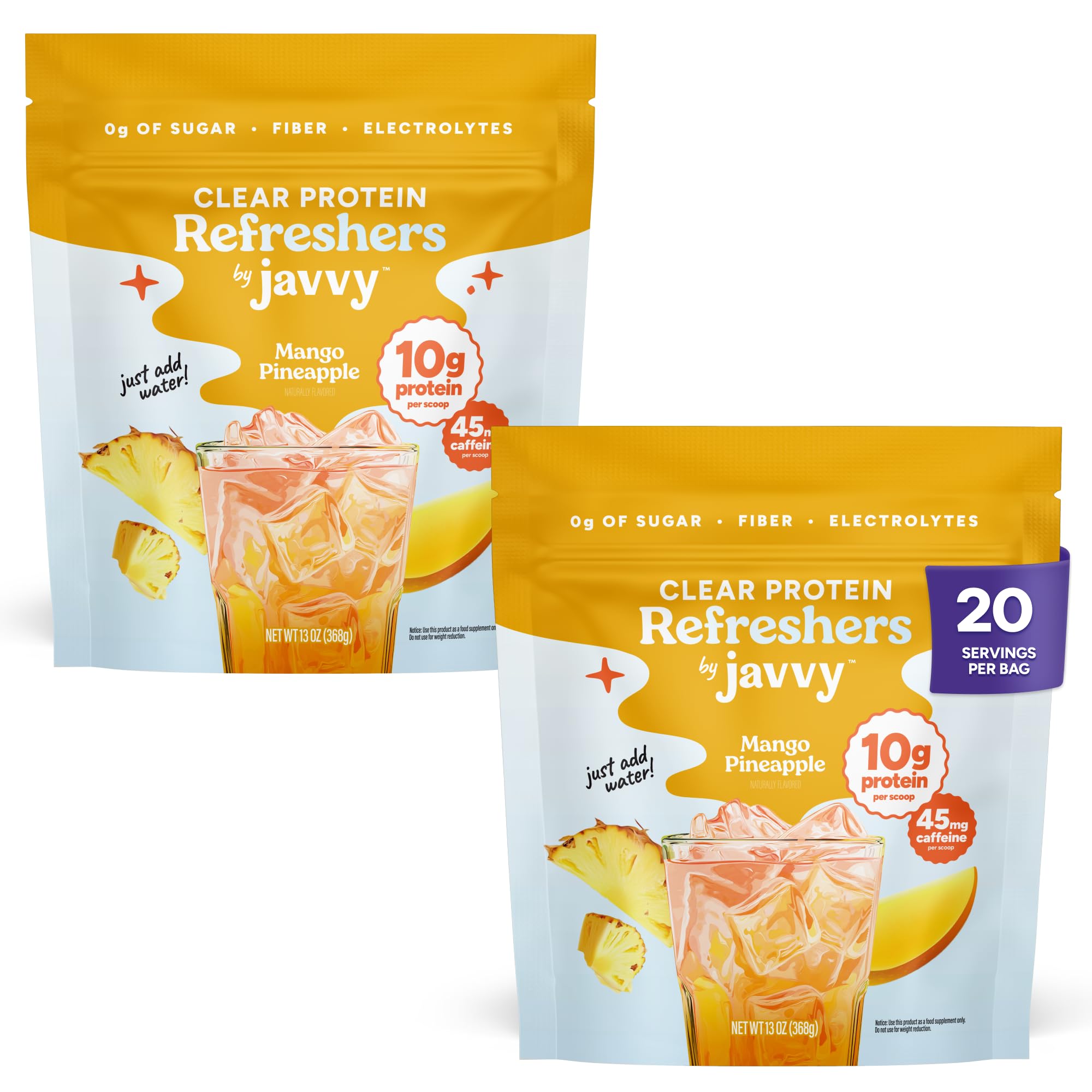 Javvy Clear Protein Powder with Clear Whey Protein, Strawberry Berry Acai — Amazon image 19