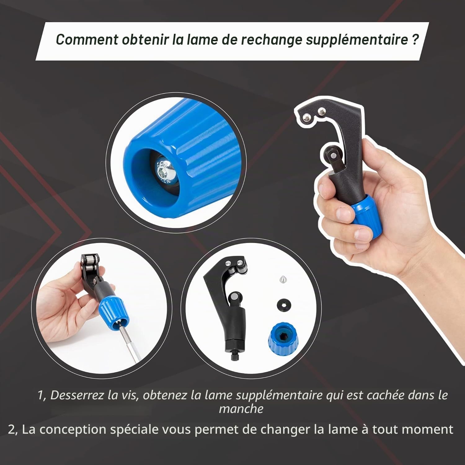 Wostore Kit de sertissage pour tuyau de frein et de climatisation - Pour le chauffage et la réfrigération