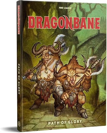 Free League Publishing Dragonbane Path of Glory Roleplaying Adventure Expansion, Tabletop Roleplaying for Adults, Family, Teens 12+