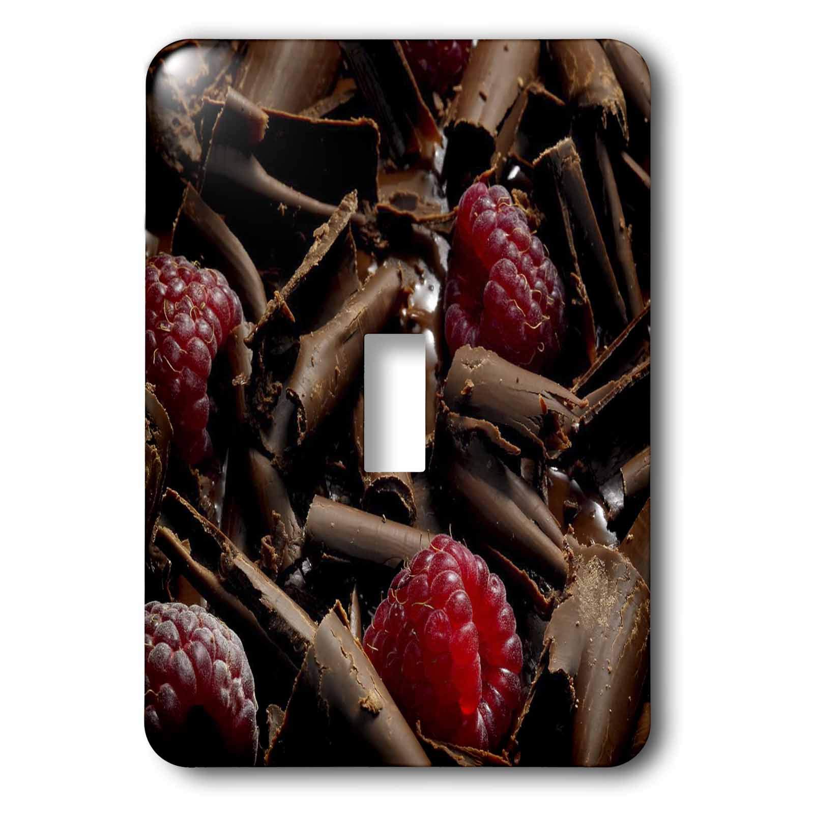 Interrupteur bascule unique chocolat framboise remplacez vos plaques blanches