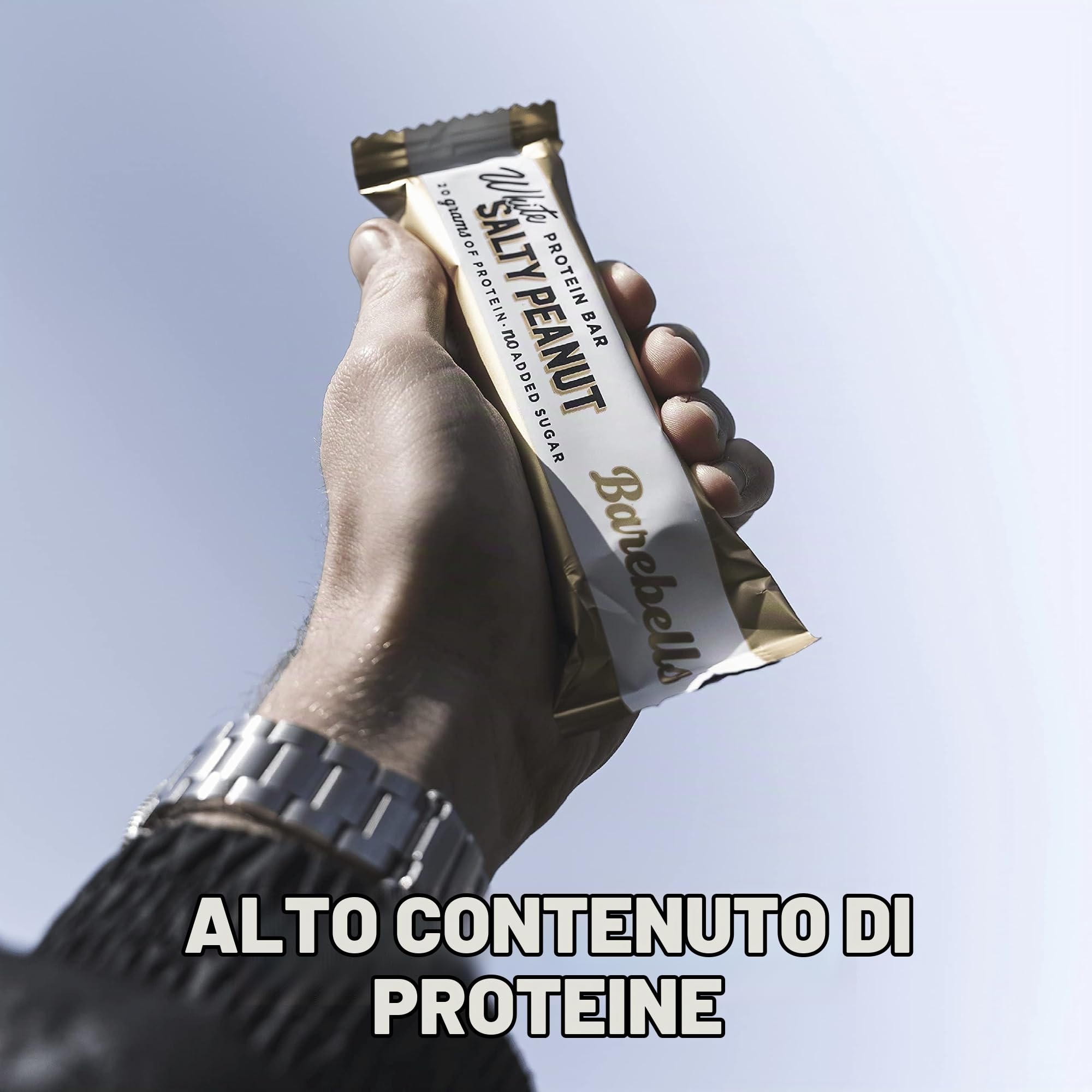 Barebells Protein Bars | 20g protein low carb chocolate bars | after workout low calorie snacks 12 x 55g (White Salty Peanut)