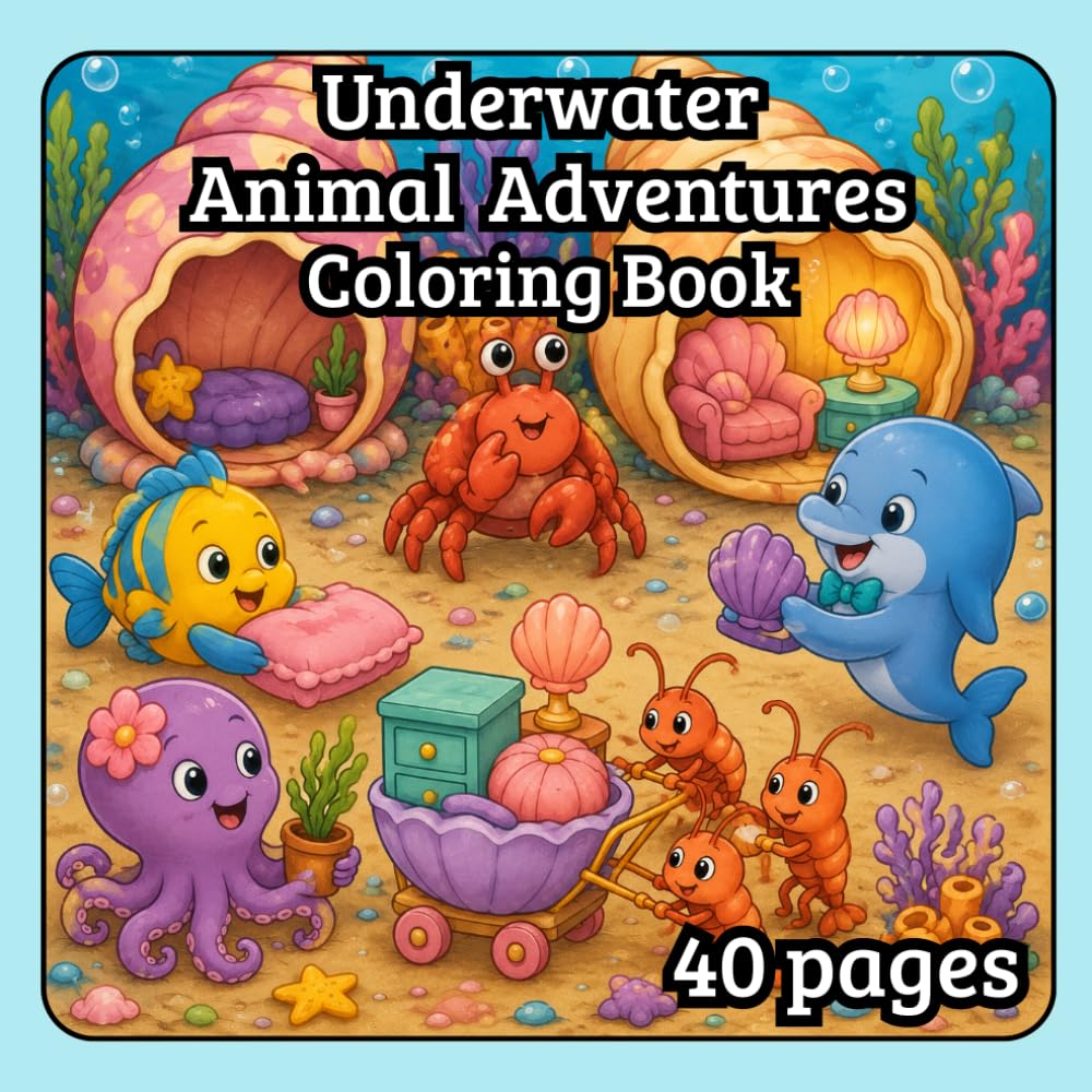 Underwater Animal Adventures: 40 Fun and Friendly Ocean Animal Adventures