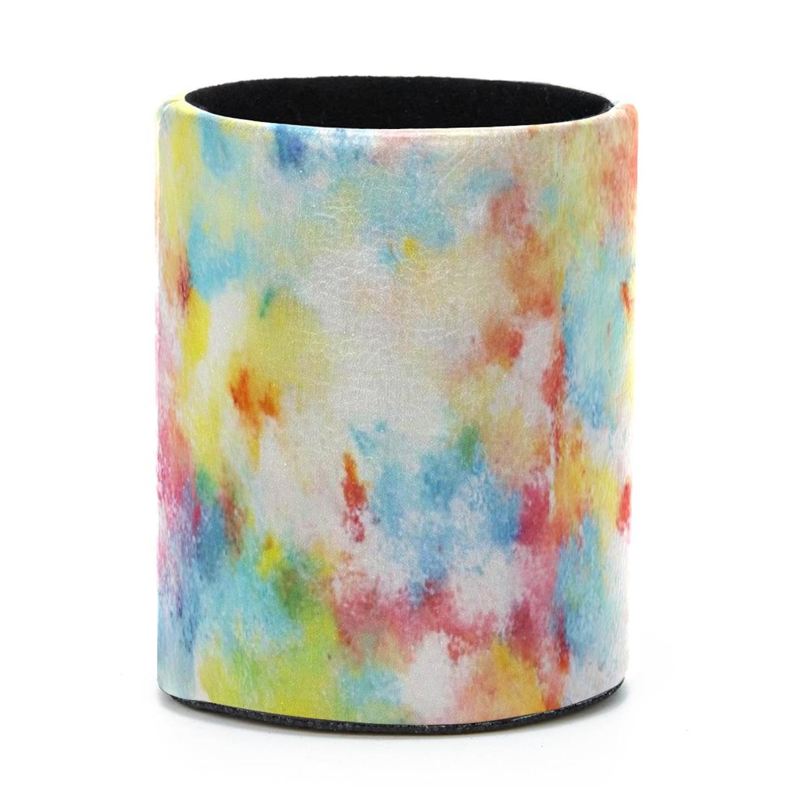 VAPOKF Round Pencil Holders for Desk, Watercolor Art Pen Holders Pen Pot Makeup Brushes Storage Desktop Stationery Supplies Organiser for Home Office