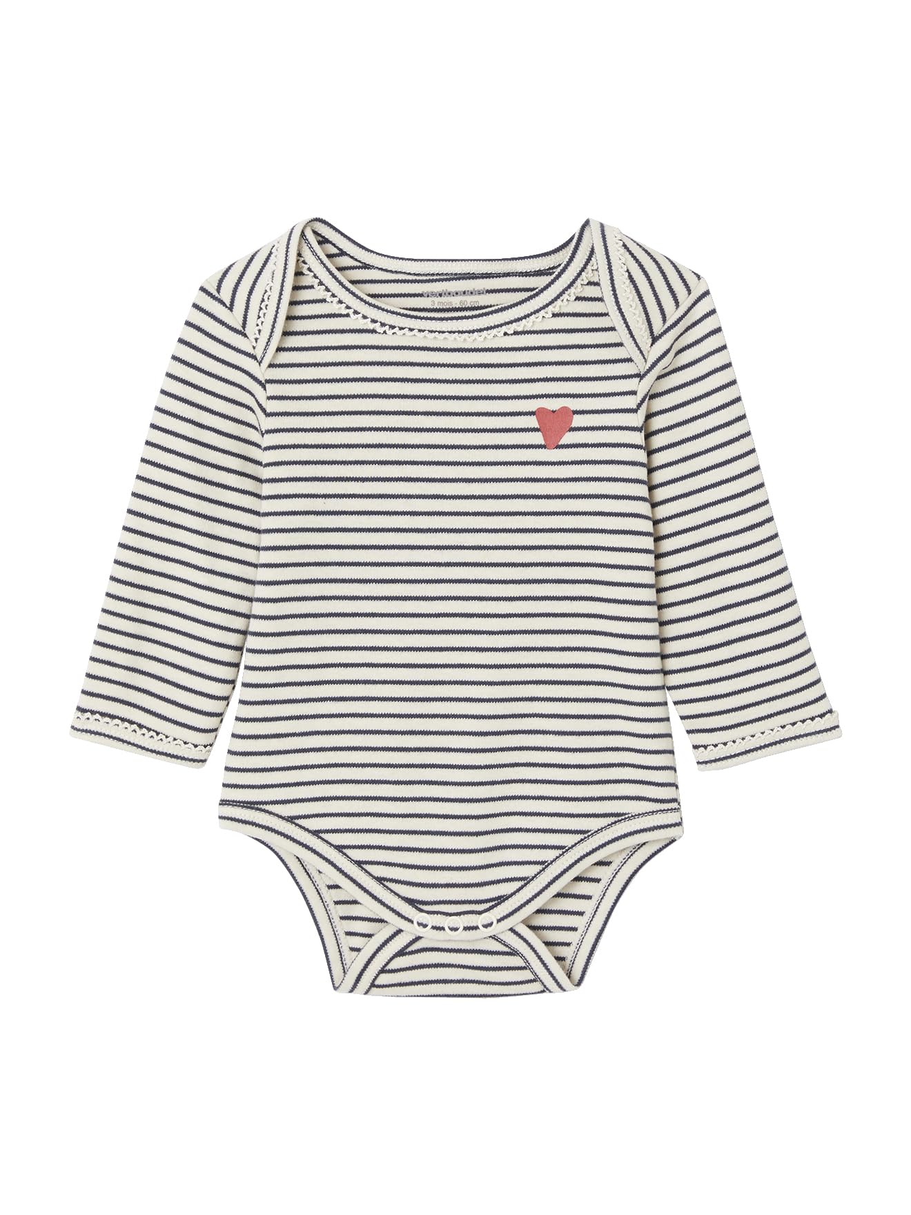 VERTBAUDET 5 Bodies Manches Longues Bébé Coton BIO