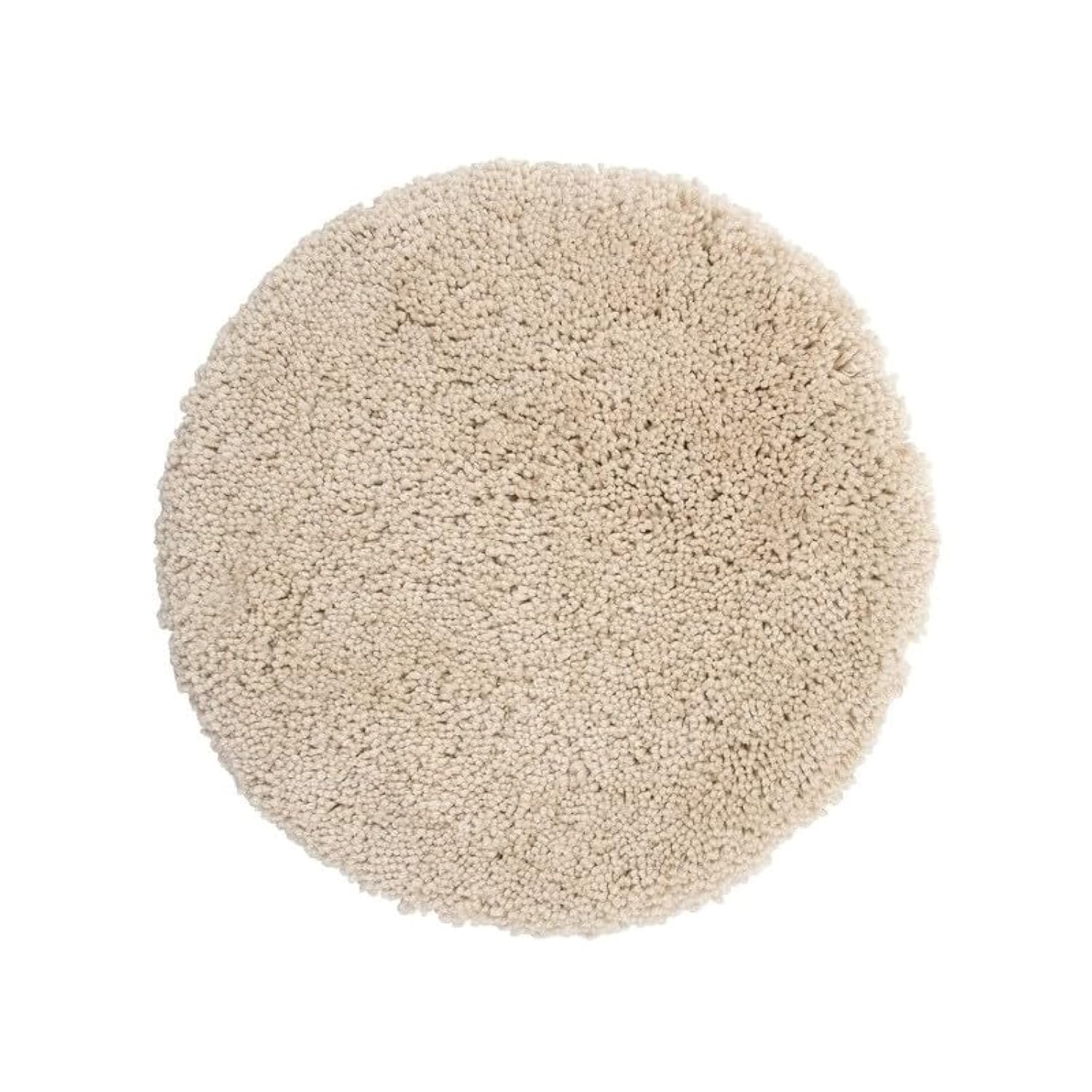 Spirella Round 60, Grey Highland Collection, Shower Mat, 100% Polyester-Microfiber