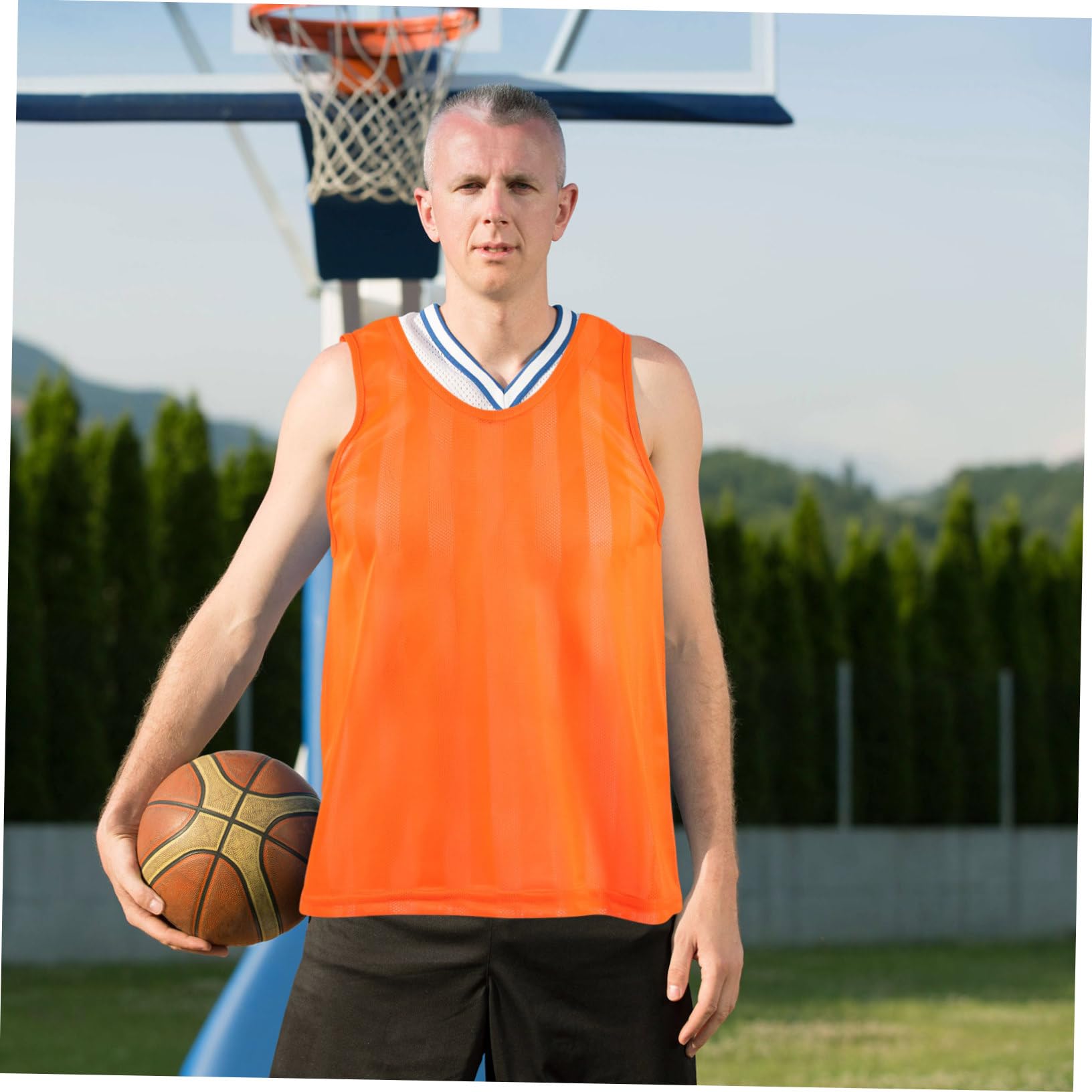 Chalecos de Práctica Deportiva de Malla, 6 Piezas, Adultos