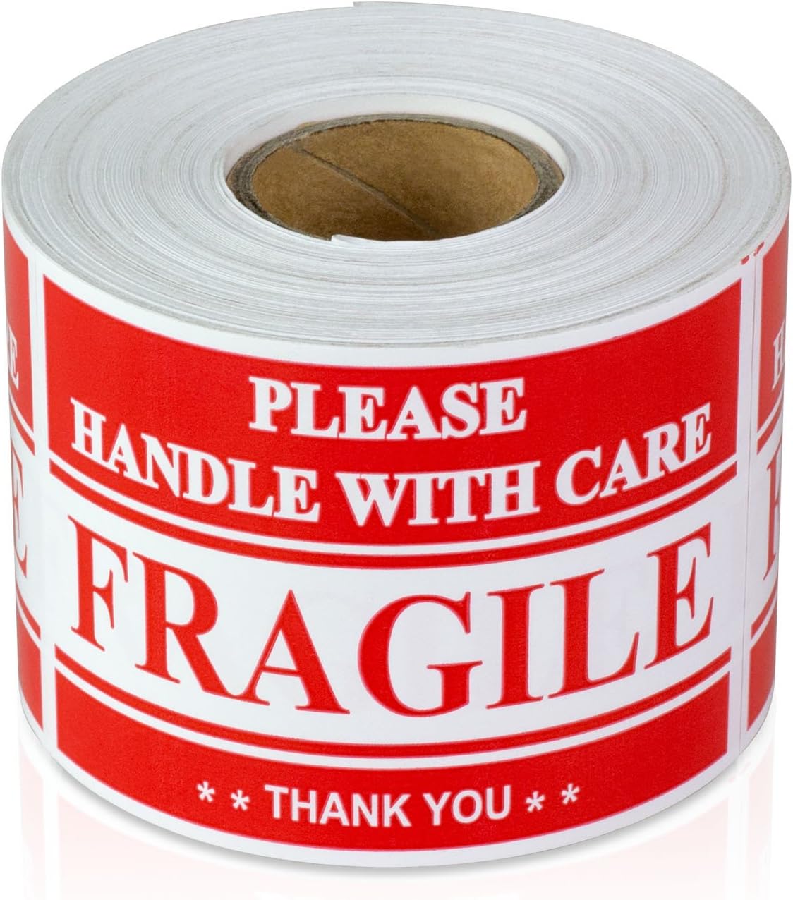 600 Fragile Glass Handle with Care Thank You Mailing