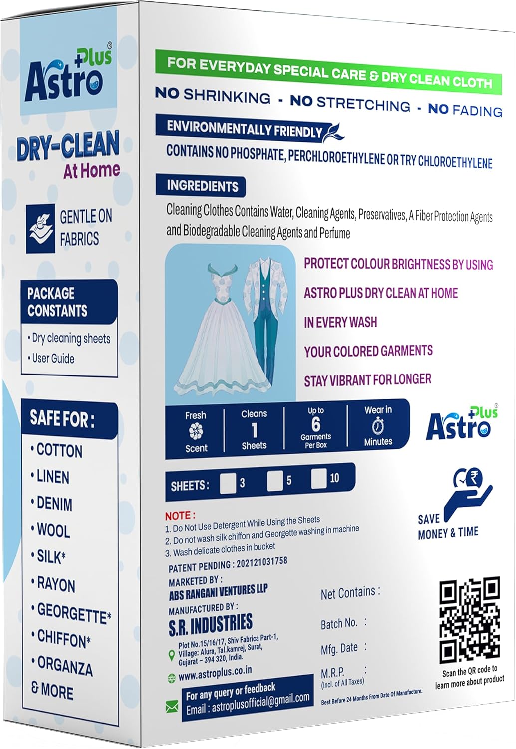 Introducing Dry Cleaning Wipes for Clothes: your ultimate solution for gentle clothing care and freshness on the go, dry cleaning at home,