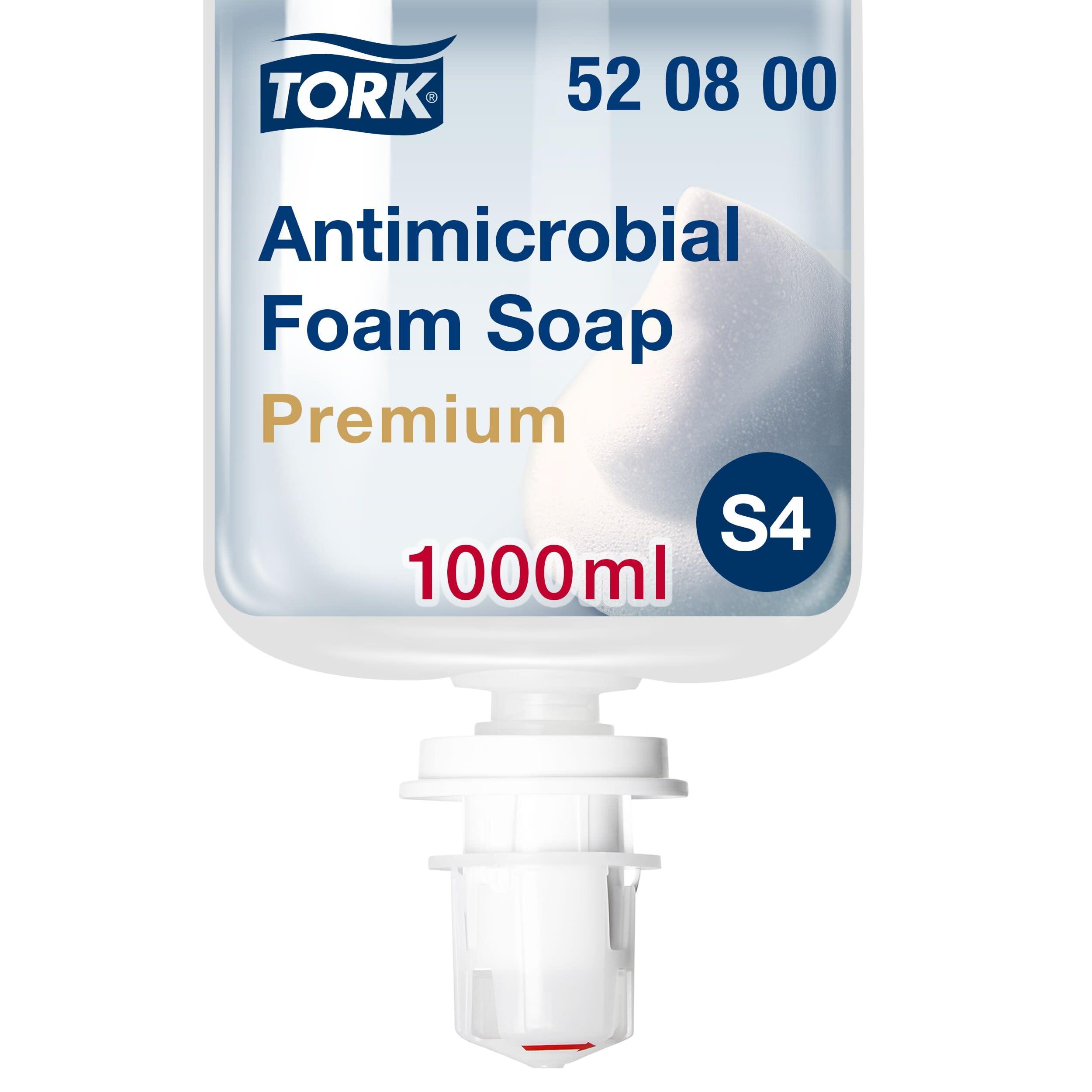 Tork Esencia Suave Jabón en Espuma para Lavado de Manos S4, Reduce el consumo, 6×1000 ml, 520501