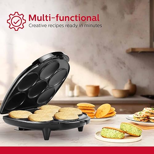 Miniatura 5 de Holstein Housewares HU-09005B arepa eléctrica Negro