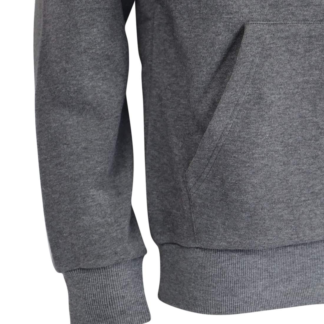 Fleece-Kapuzenpullover für Herren, leicht, Frühling, Langarm, Sportjacke mit durchgehendem Reißverschluss