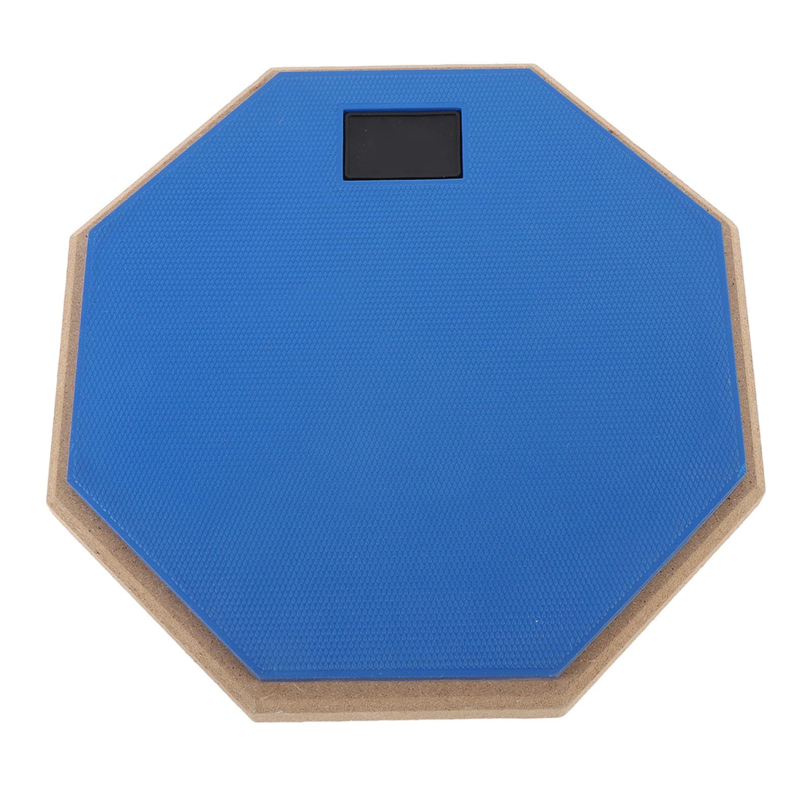 Almohadilla de práctica de tambor, Goma Algodón insonorizado 12 pulgadas Parche de batería silencioso Soporte montable Almohadilla de práctica de batería silenciosa (BLUE)