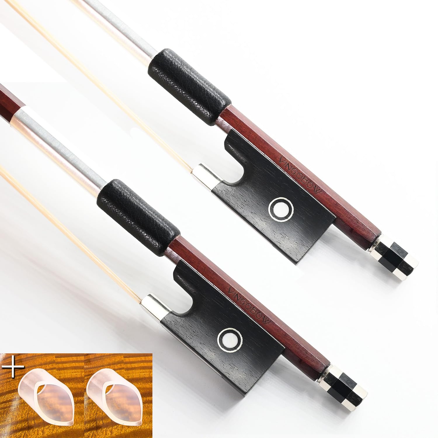 Brazilwood Violin Bow 4/4 Full Size 74.5cm, 2PCS