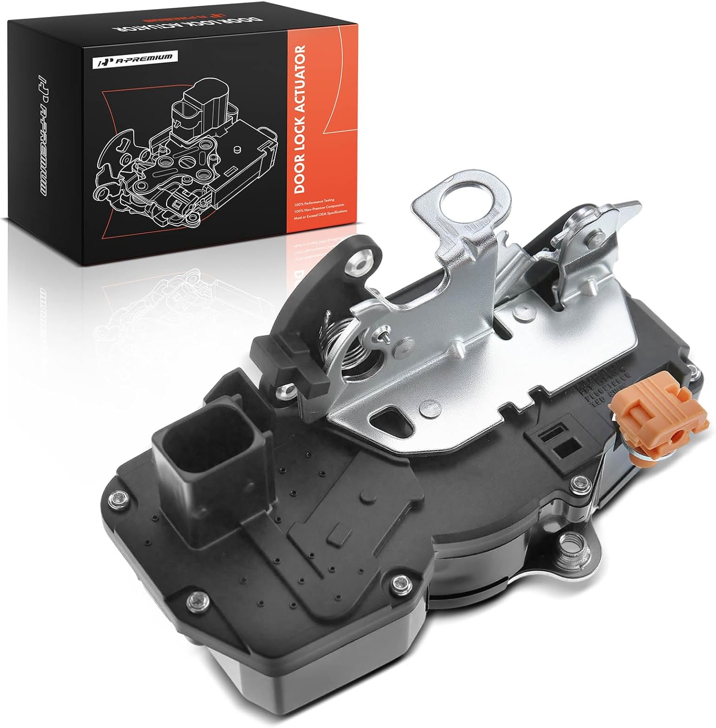 A-Premium Front Right Passenger Side Door Lock Actuator Compatible with 2008-2009 Chevrolet Chevy Suburban 1500 2500 Tahoe & GMC Yukon Yukon XL 1500 2500 & Cadillac Escalade