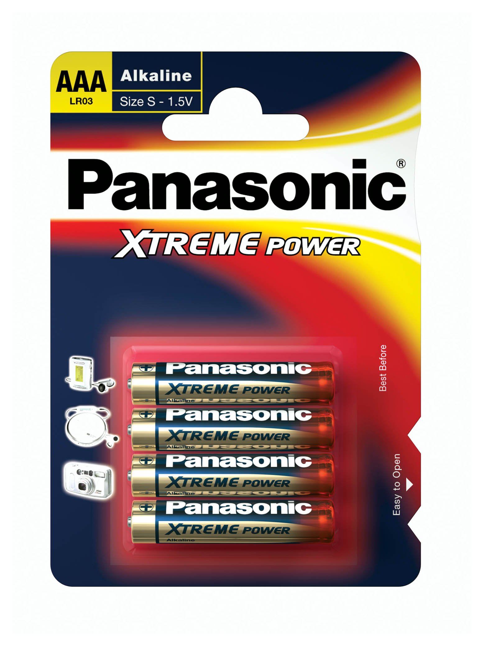 Panasonic Professional Xtreme Power Pile 4 Pièces Taille AAA