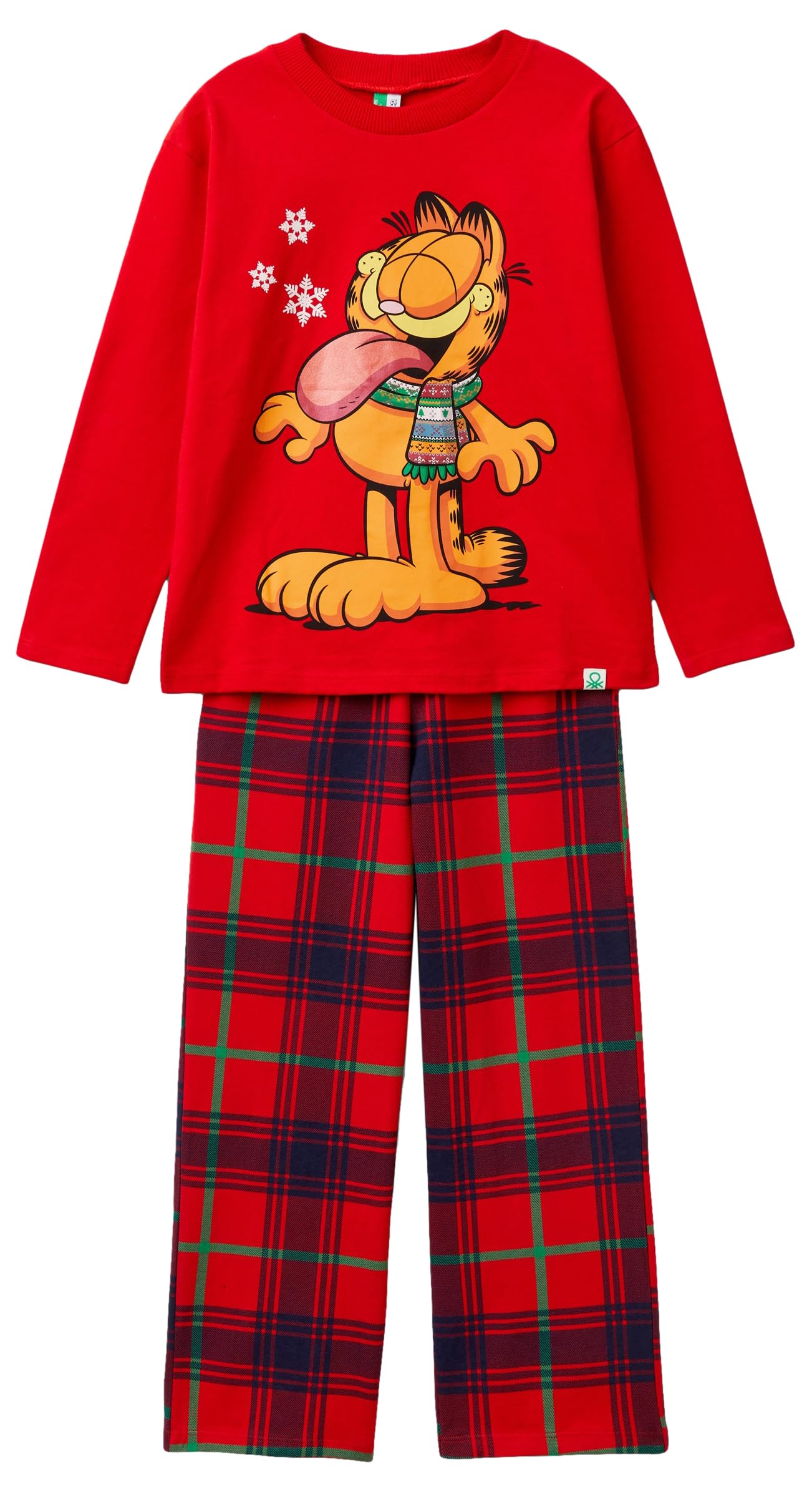 United Colors of Benetton Pidżama — zestaw Chłopcy Pig(maglia+pant) 37mw0p07t